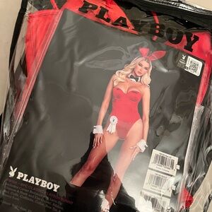 PLAYBOY Bunny Costume Red Size Medium
